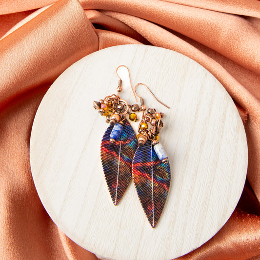 Wild Spirit Leaf Earrings