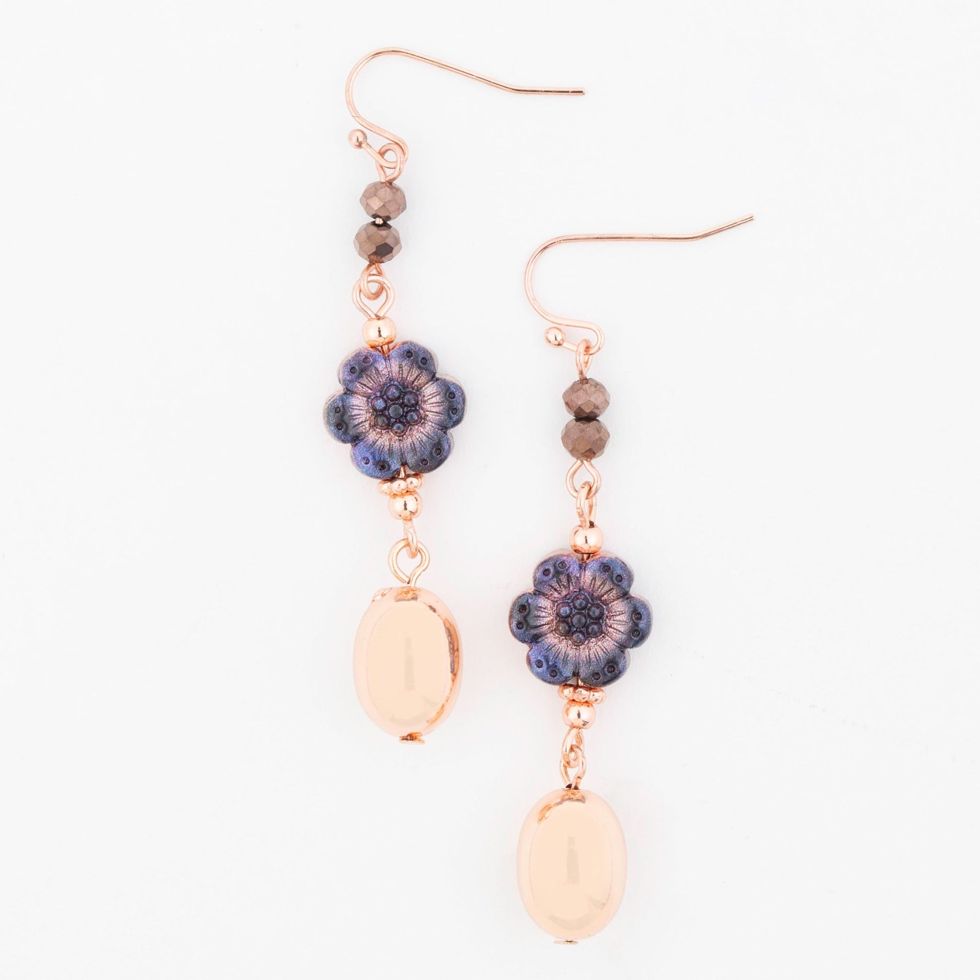 Wild Spirit Flower Linked Earrings