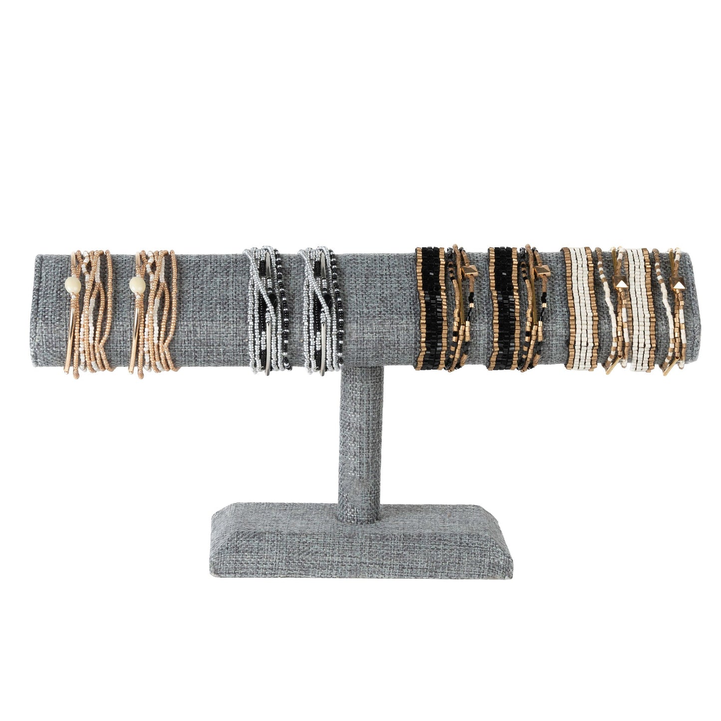 16 Piece Valencia Multi Row Elastic Bead Bracelet Assortment