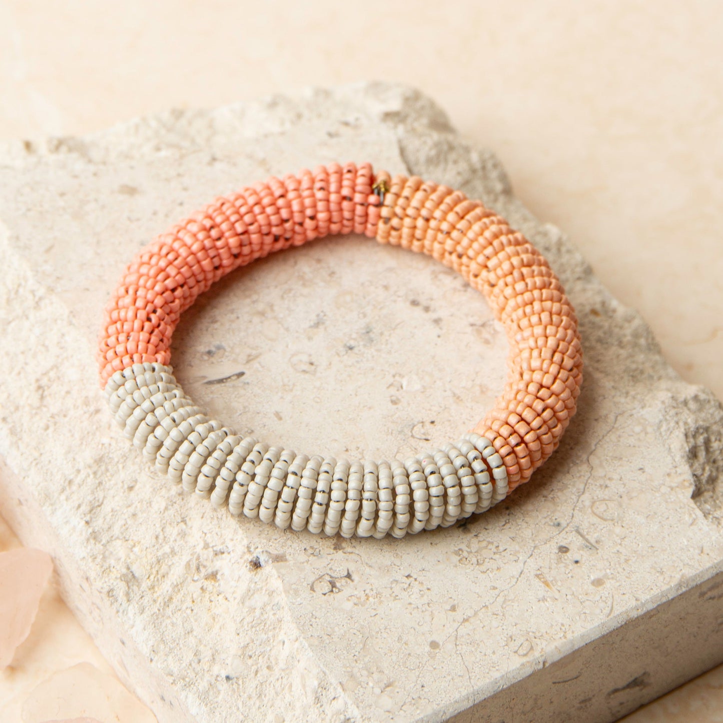 Kalea Elastic Seed Bead Bracelet
