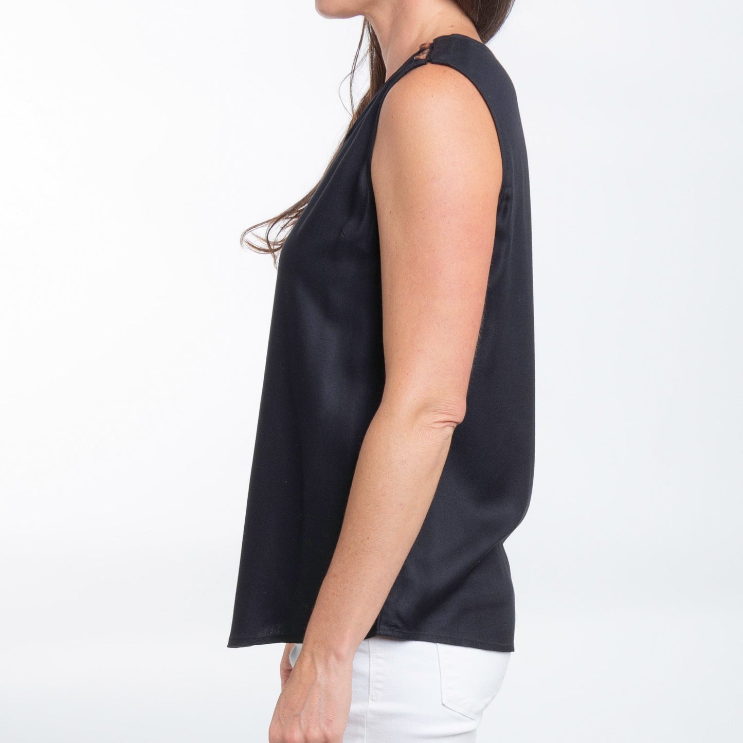 Casey Sleeveless V-Neck Blouse