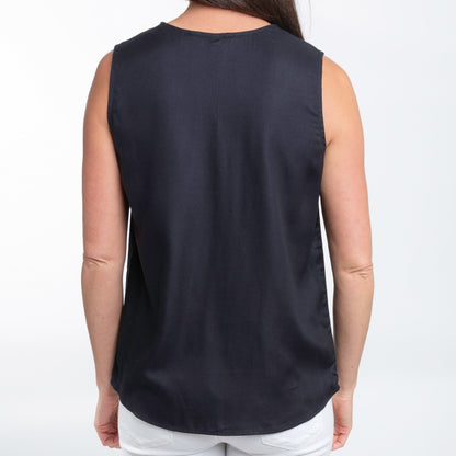 Casey Sleeveless V-Neck Blouse