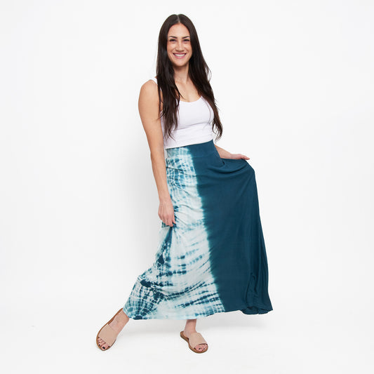 Akari Tie Dye Maxi Skirt