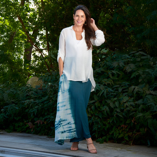 Akari Tie Dye Maxi Skirt