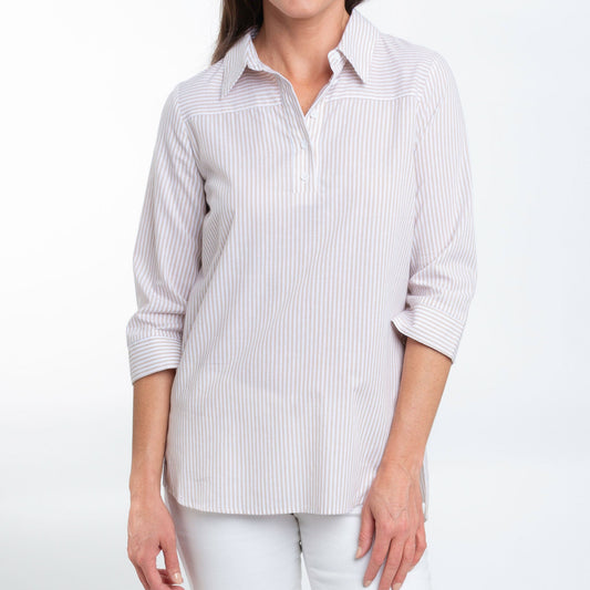 Lakelyn 3/4 Sleeve Henley Top