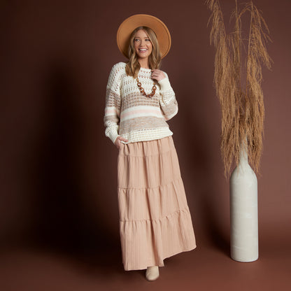 McKay Tiered Maxi Skirt