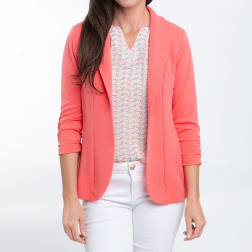 Dove Stretch Crepe Blazer