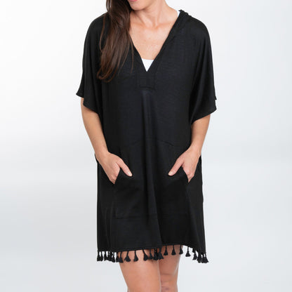 Naomi Hooded Poncho Cover Up