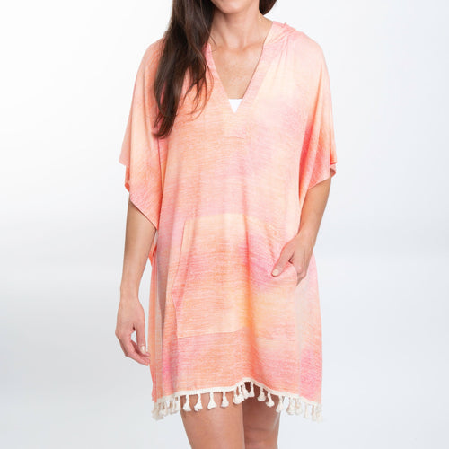 Naomi Hooded Poncho Cover Up