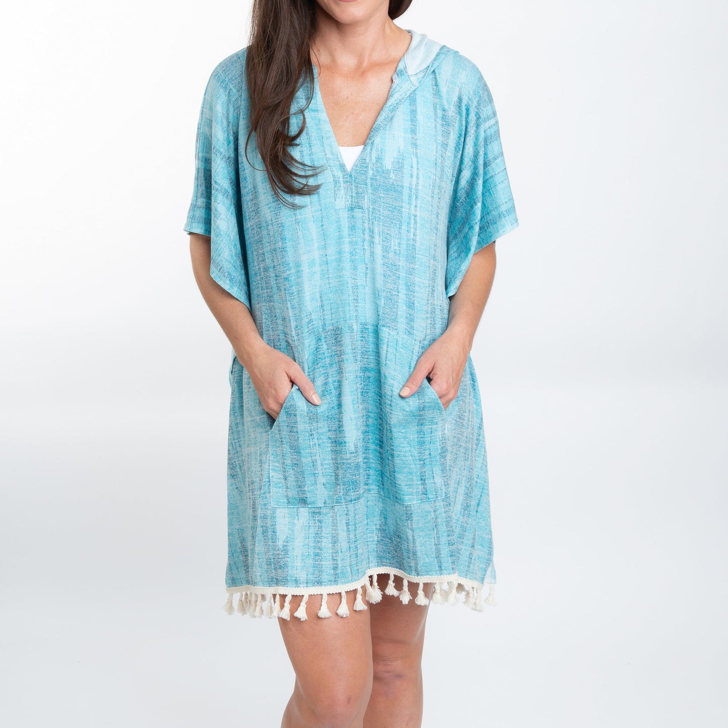 Naomi Hooded Poncho Cover Up