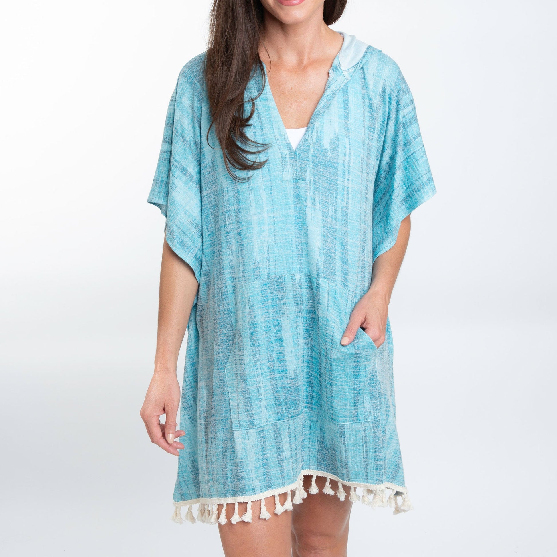 Naomi Hooded Poncho Cover Up