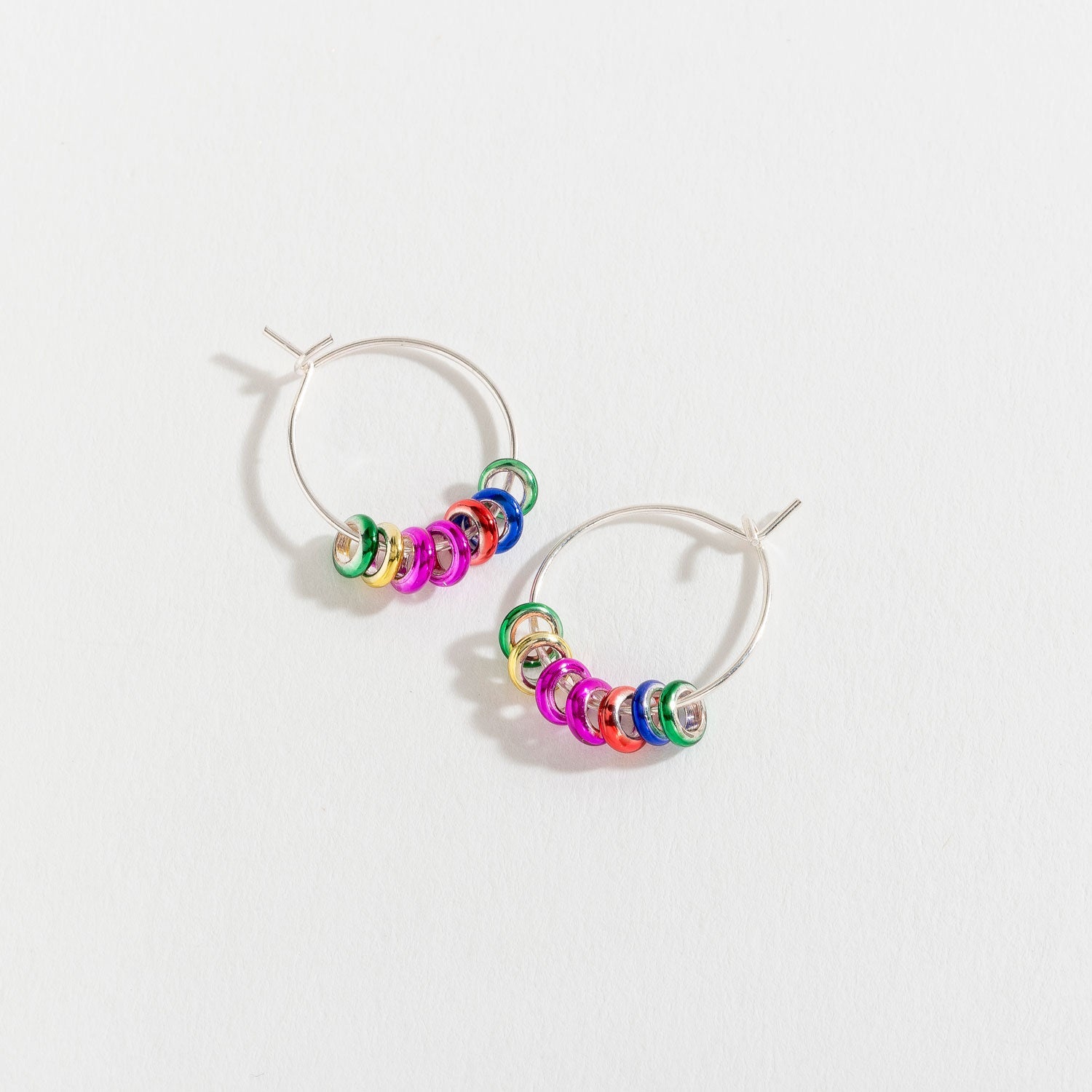 Rainbow Ring Hoop Ear Sense Pe