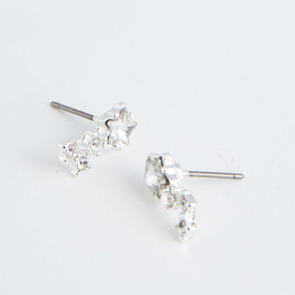 Crystal Star Drop Ear Sense Earrings