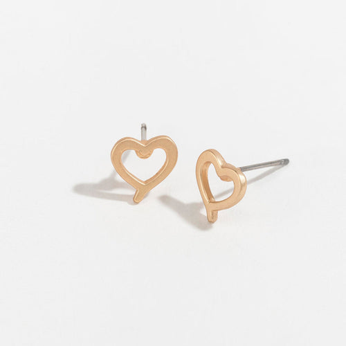 Stud Buds Heart-Gld