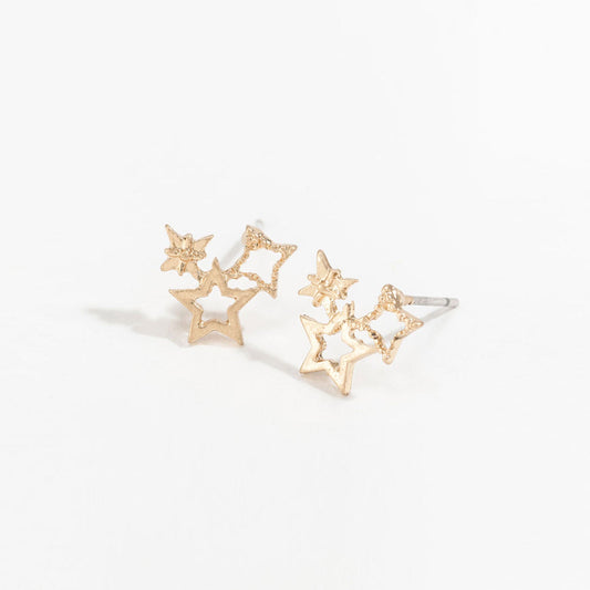 Stud Buds Star Cluster-Gld