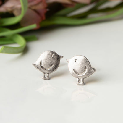 Birdie Stud Bud Earrings