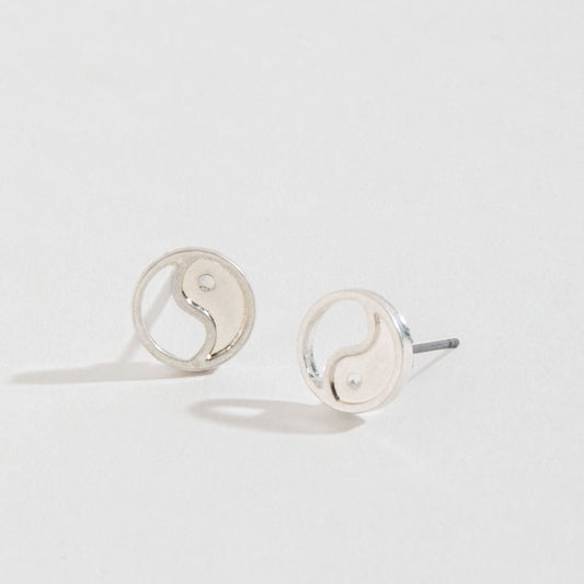 Yin Yang Stud Buds Earrings