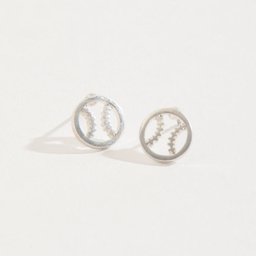 Baseball Stud Buds Earrings