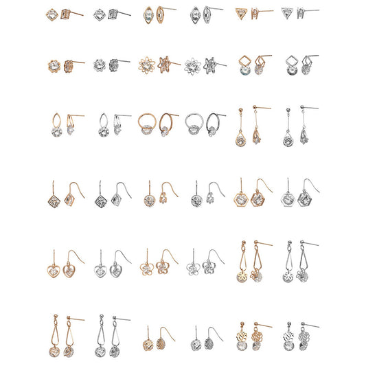 72Pc Dazzlers Earring Asst