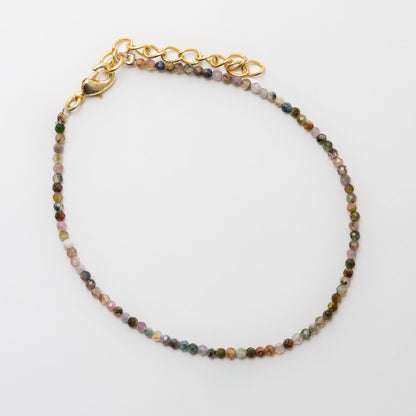 Taissa 18k Gold Genuine Tourmaline Bracelet