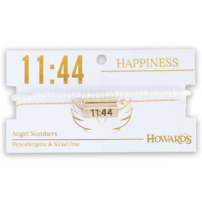 11:44 Happiness Angel Numbers Bracelet