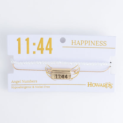 11:44 Happiness Angel Numbers Bracelet