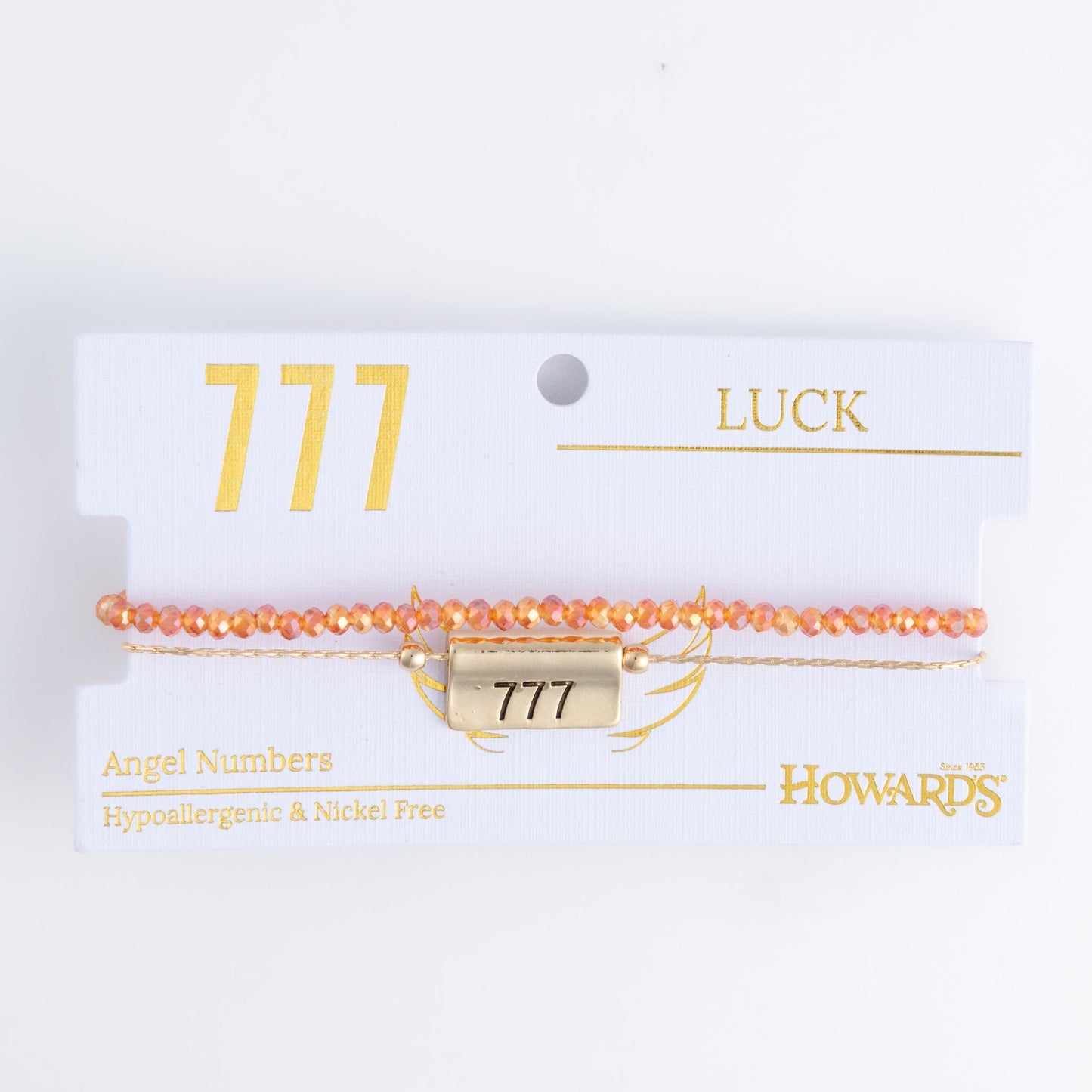 777 Luck Angel Numbers Bracelet