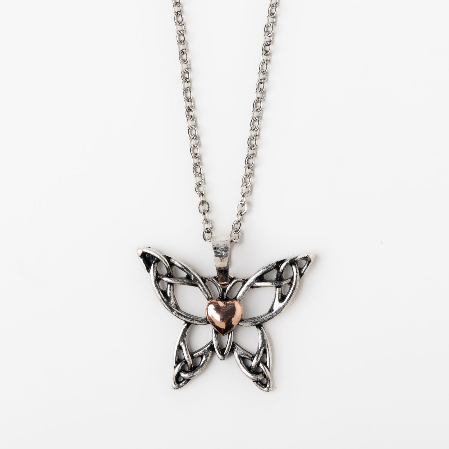 Elli Butterfly Celtic Pendant Necklace