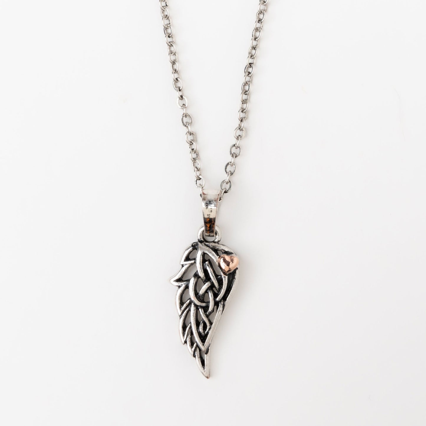 Elli Angel Wing Celtic Pendant Necklace