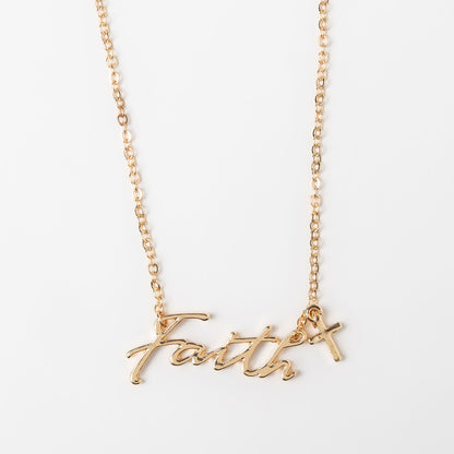 Cameron Faith Cross Charm Necklace