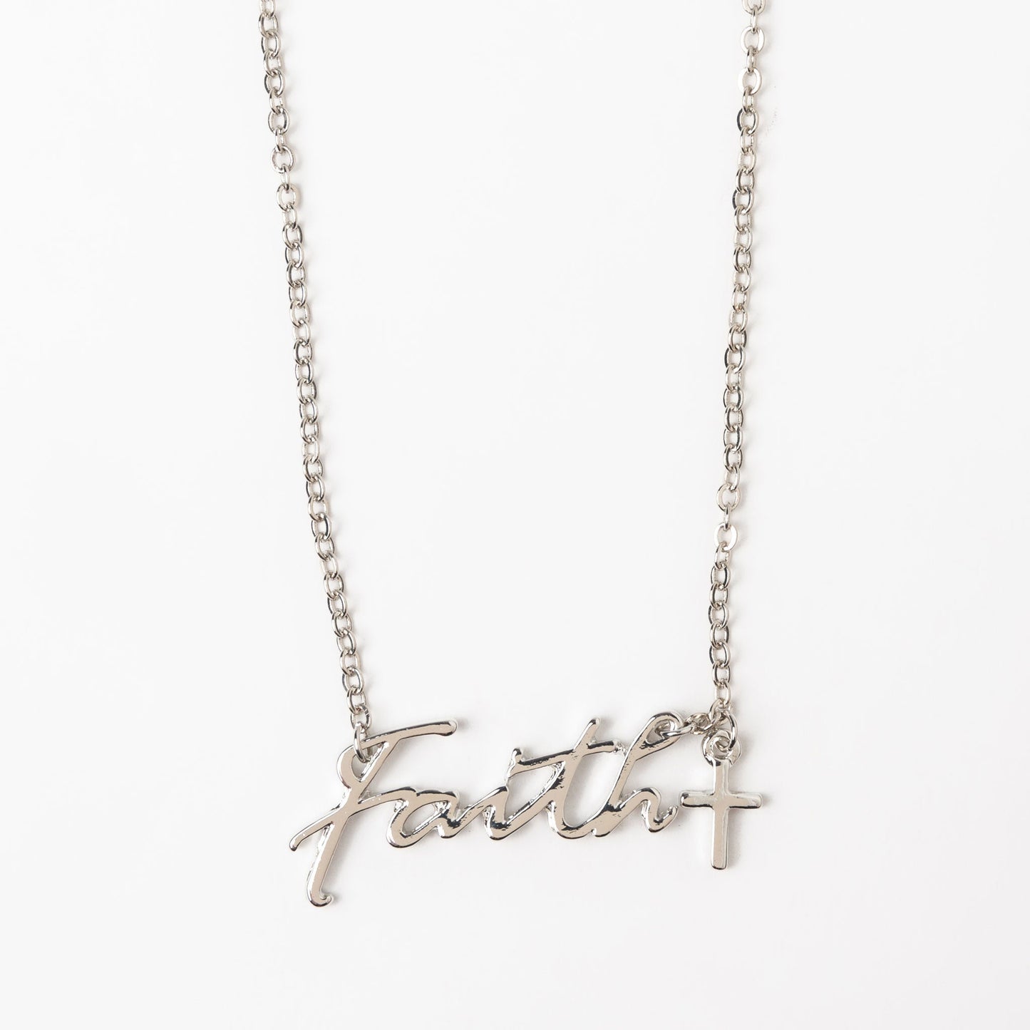 Cameron Faith Cross Charm Necklace