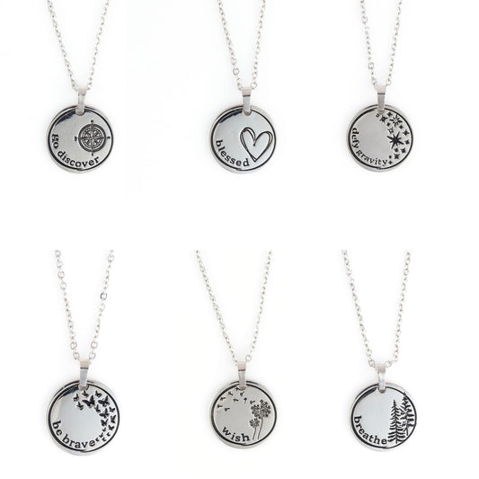 12 Piece Terah Inspirational Pendant Necklace Assortment