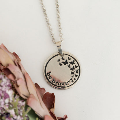 Terah Be Brave Pendant Necklace