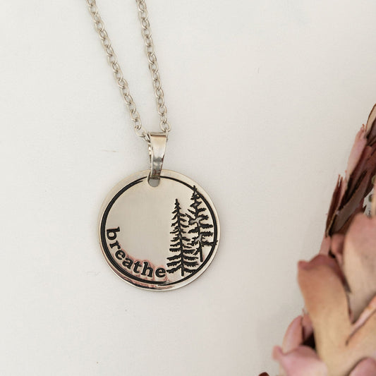 Terah Breathe Pendant Necklace