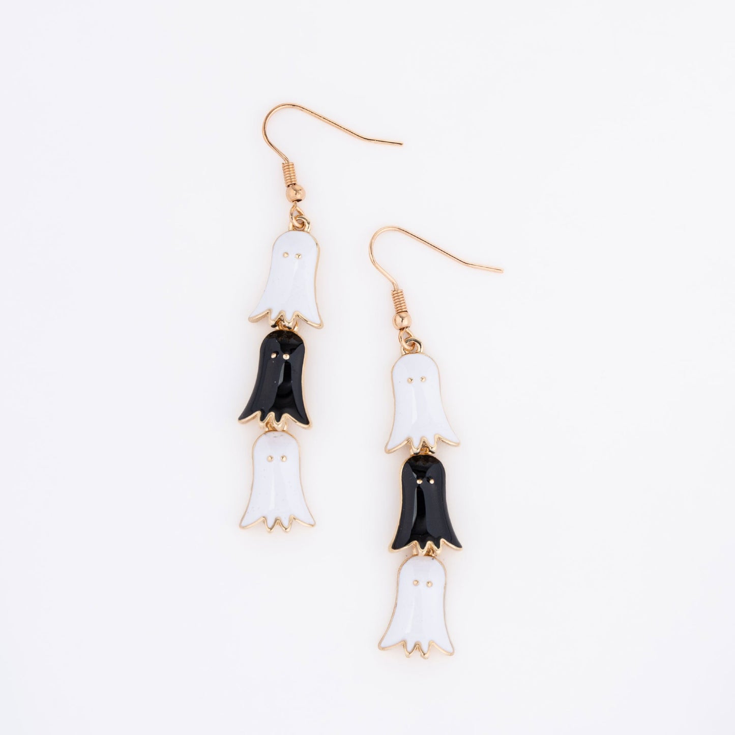 Halloween Linked Ghost Earrings