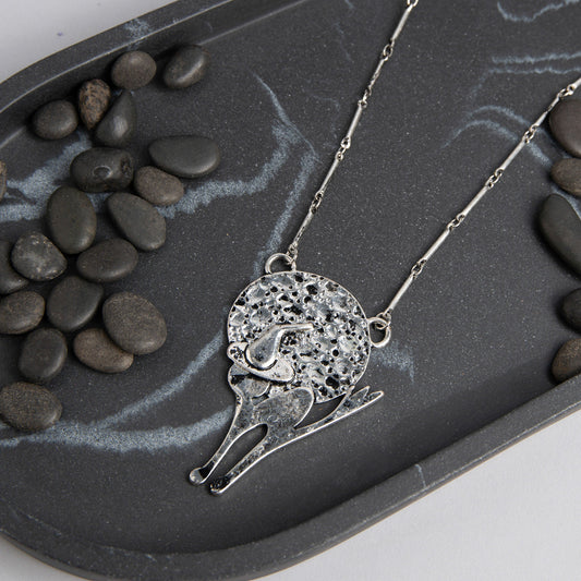 Sanderson Moon & Cat Pendant Necklace