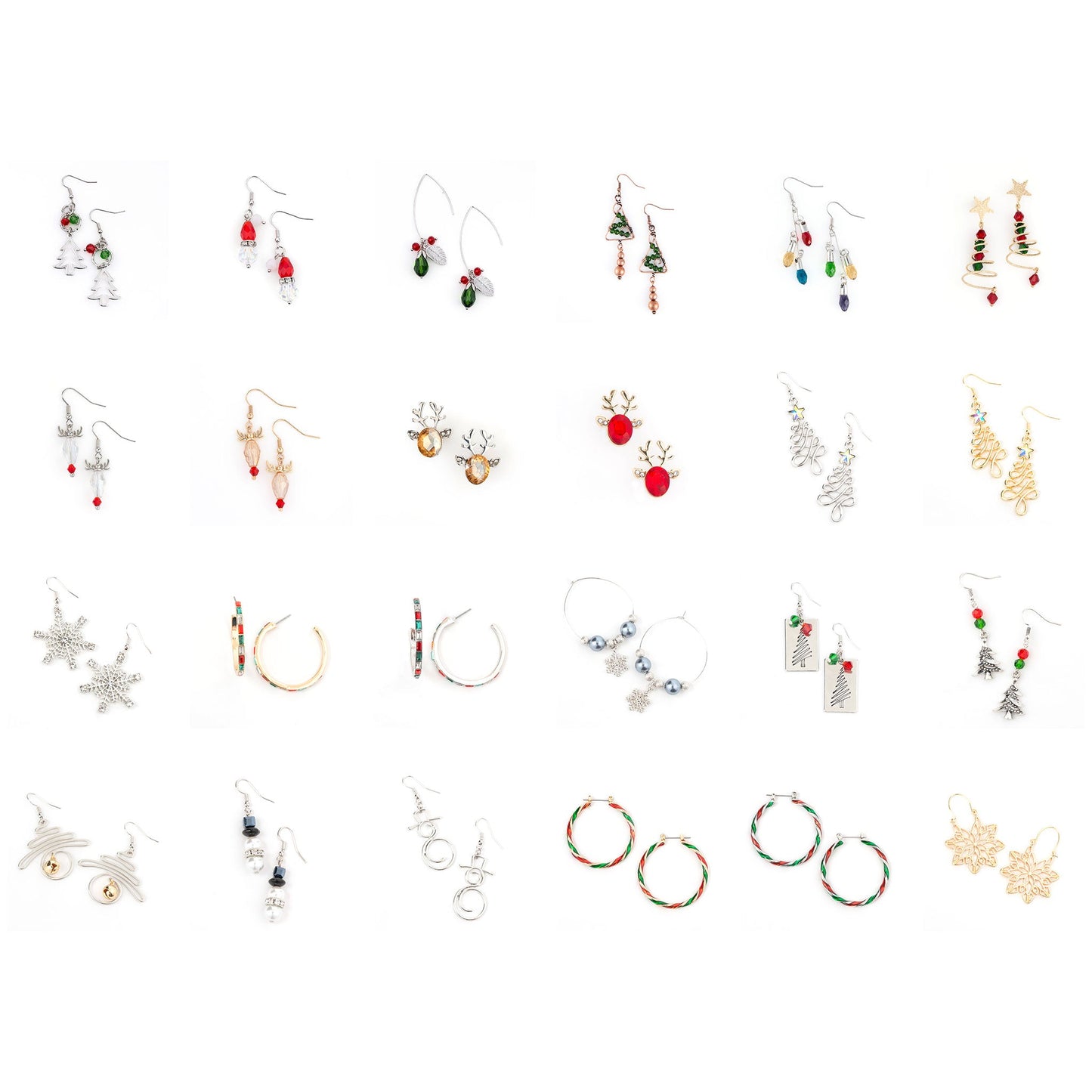 48 Piece Holiday Earring Assortment