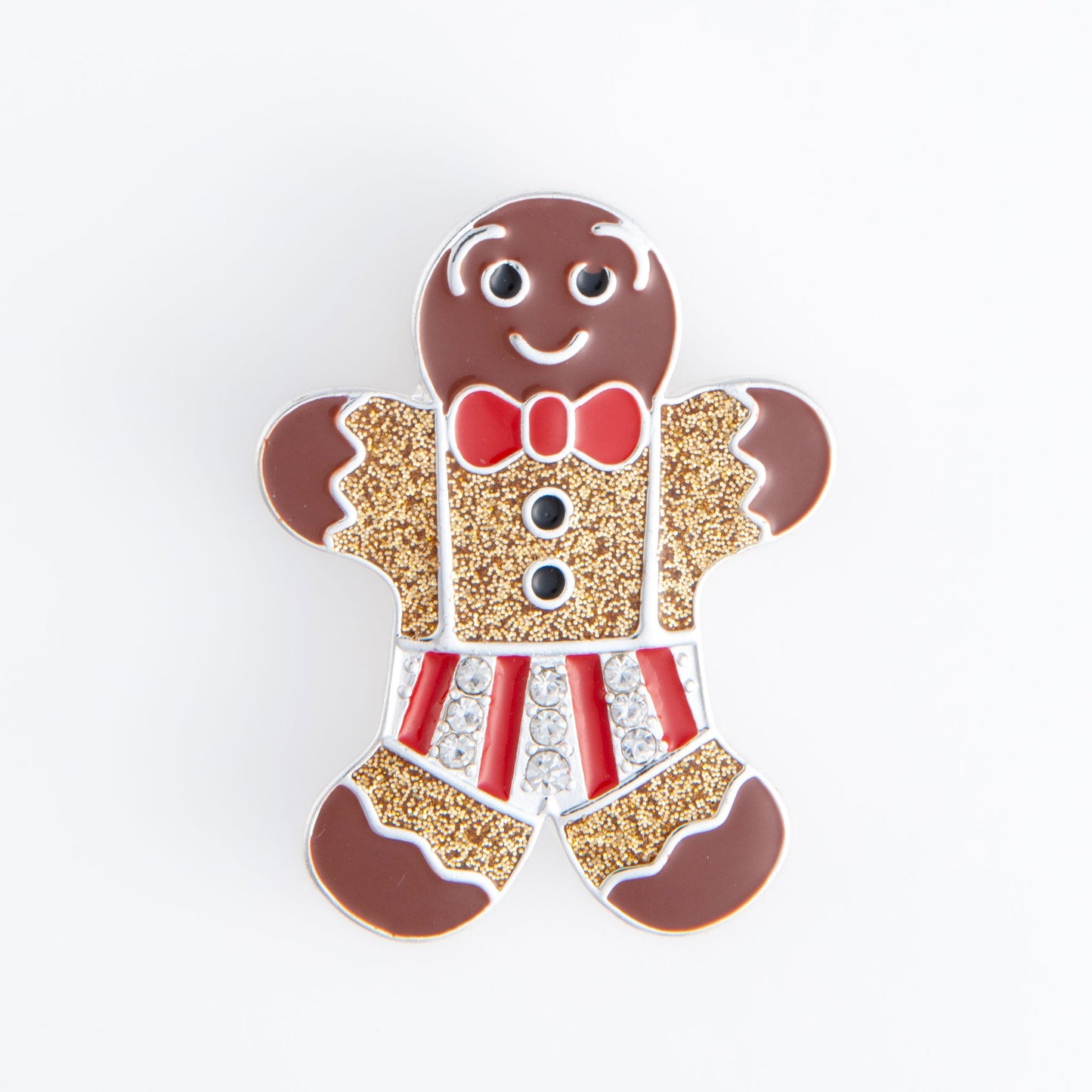 Holiday Gingerbread Man Brooch