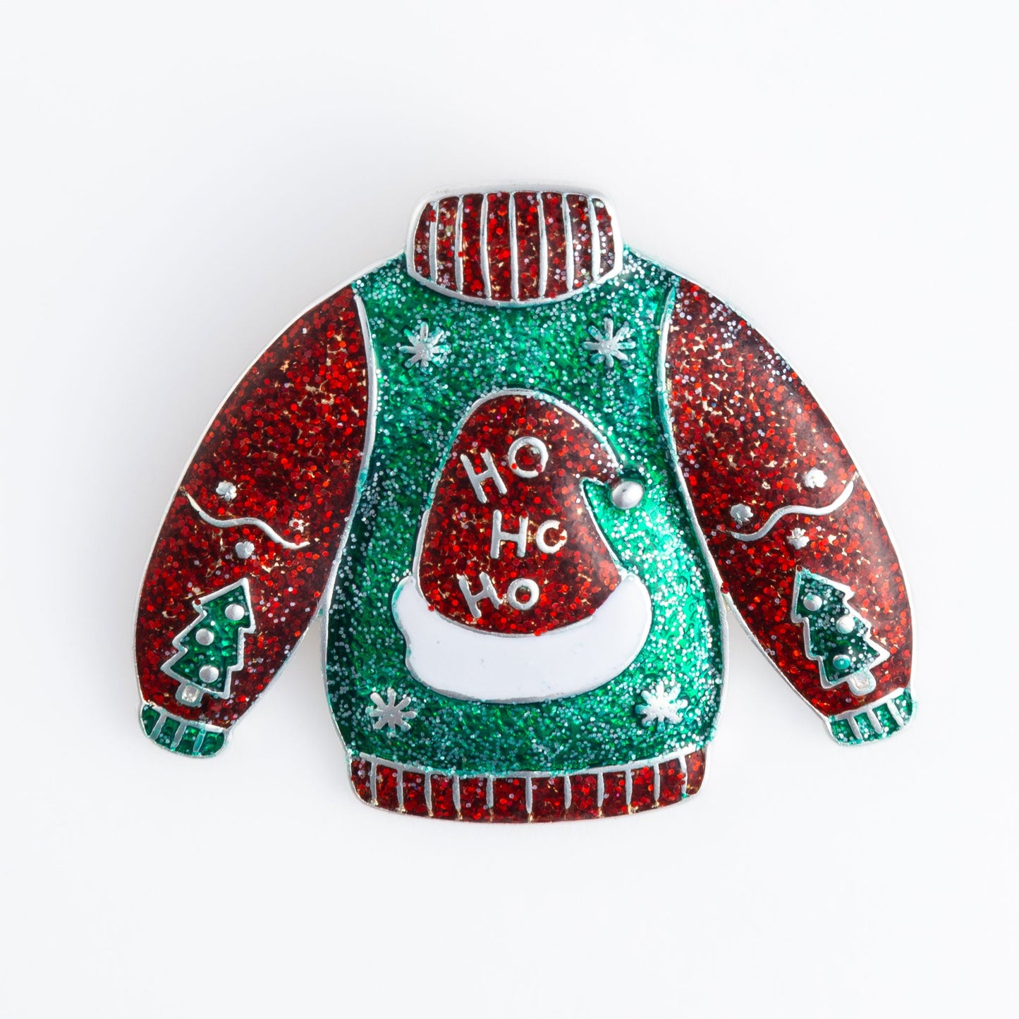 Holiday Christmas Sweater Brooch