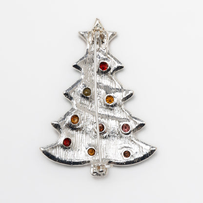 Holiday Christmas Tree Brooch