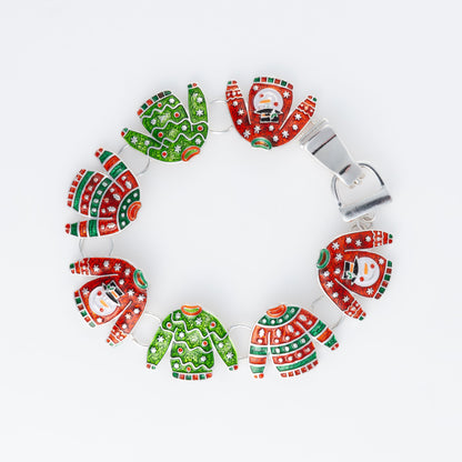 Holiday Christmas Sweater Bracelet