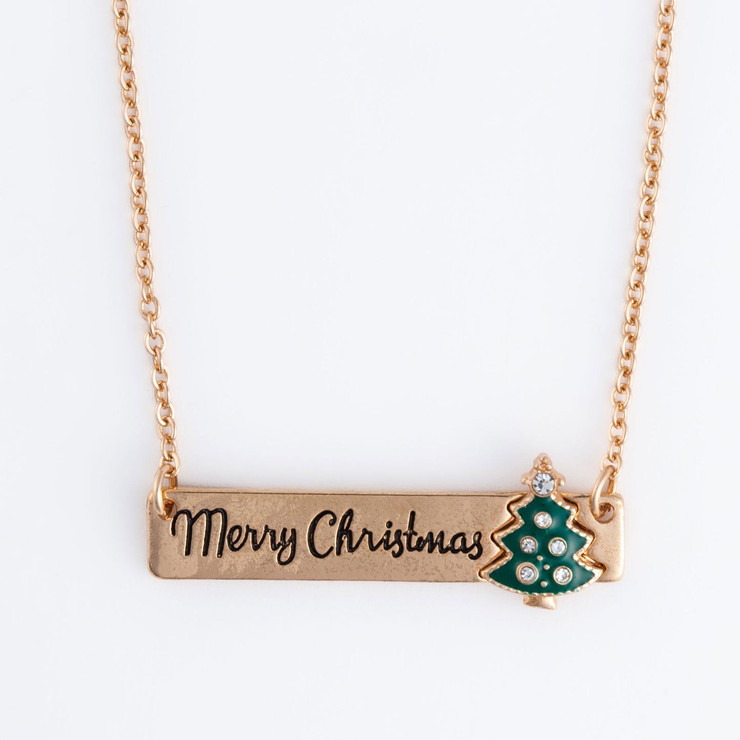 Holiday Merry Christmas Necklace