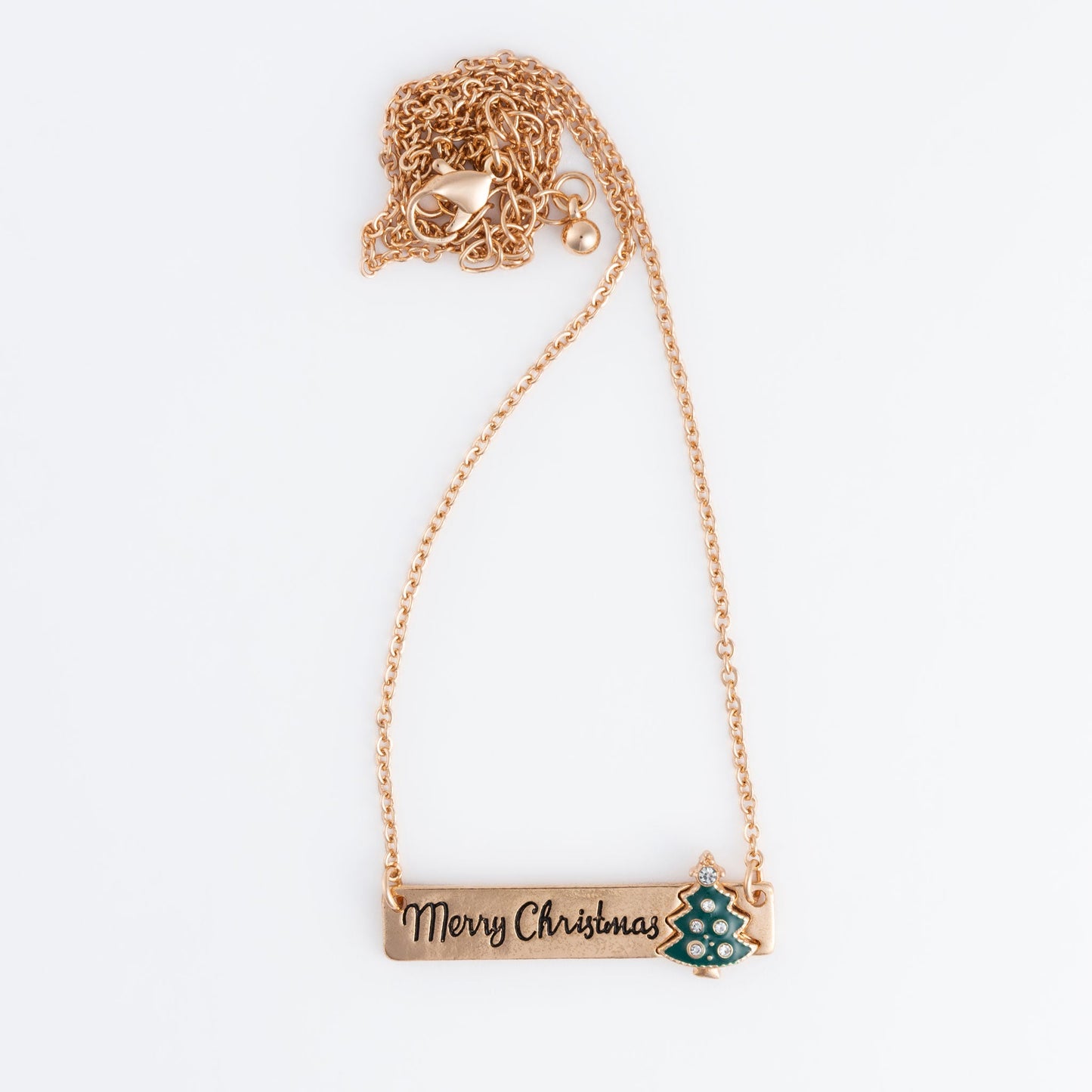 Holiday Merry Christmas Necklace