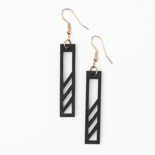 Samira Bar Wood Earrings