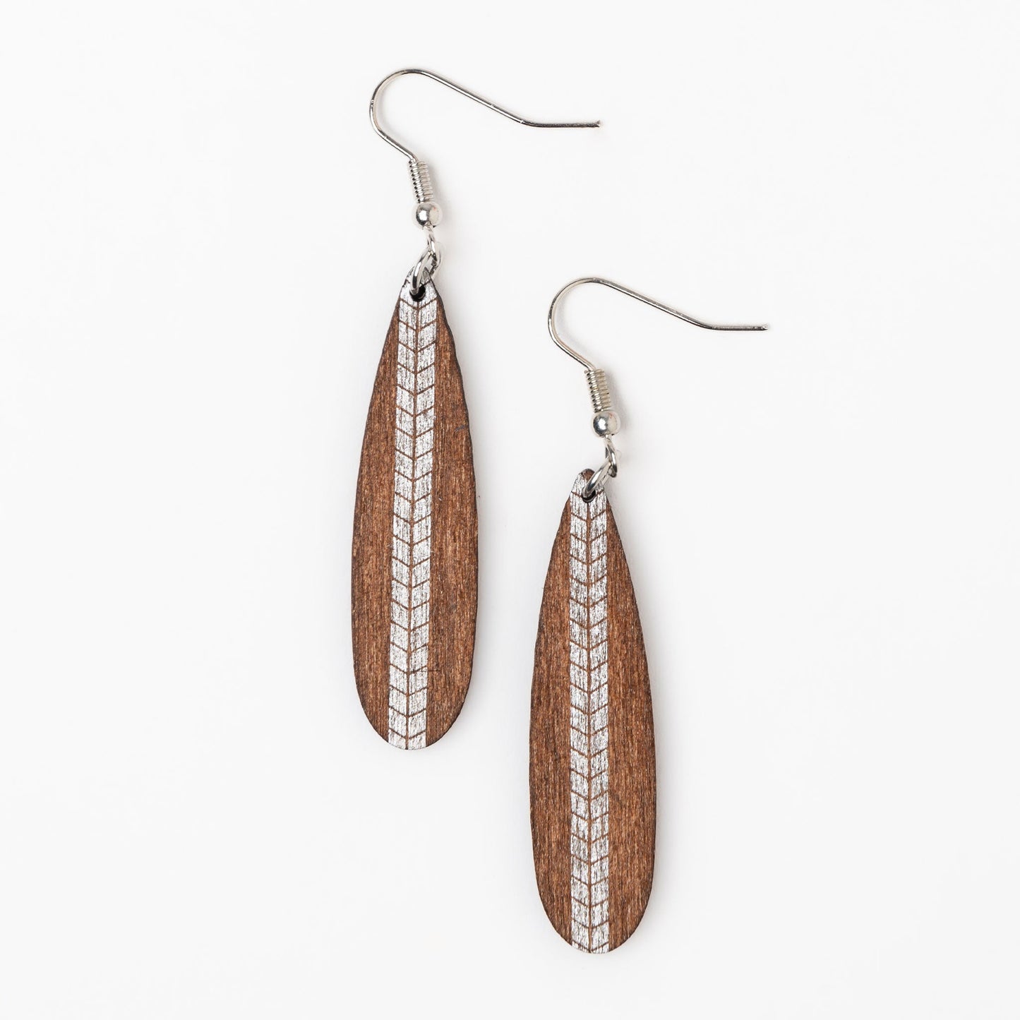 Samira Arrow Wood Earrings