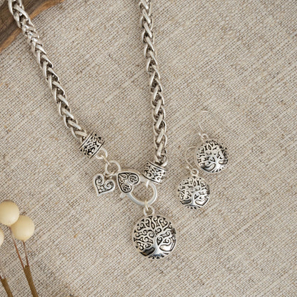 Miah Tree Of Life Necklace & Earring Set