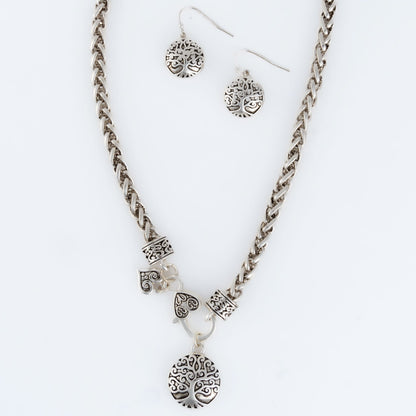 Miah Tree Of Life Necklace & Earring Set