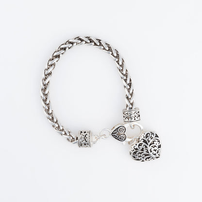 Miah Heart Charm Bracelet