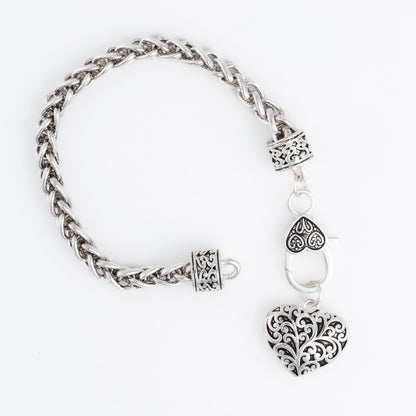 Miah Heart Charm Bracelet