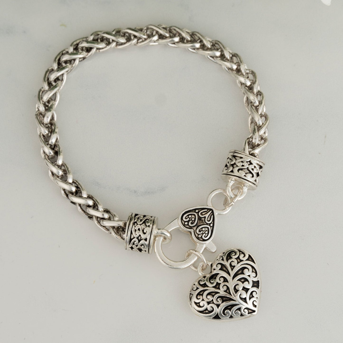 Miah Heart Charm Bracelet